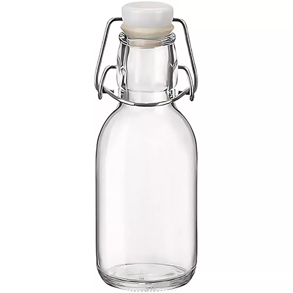 Botol Kaca 200ml dengan Penutup Snap