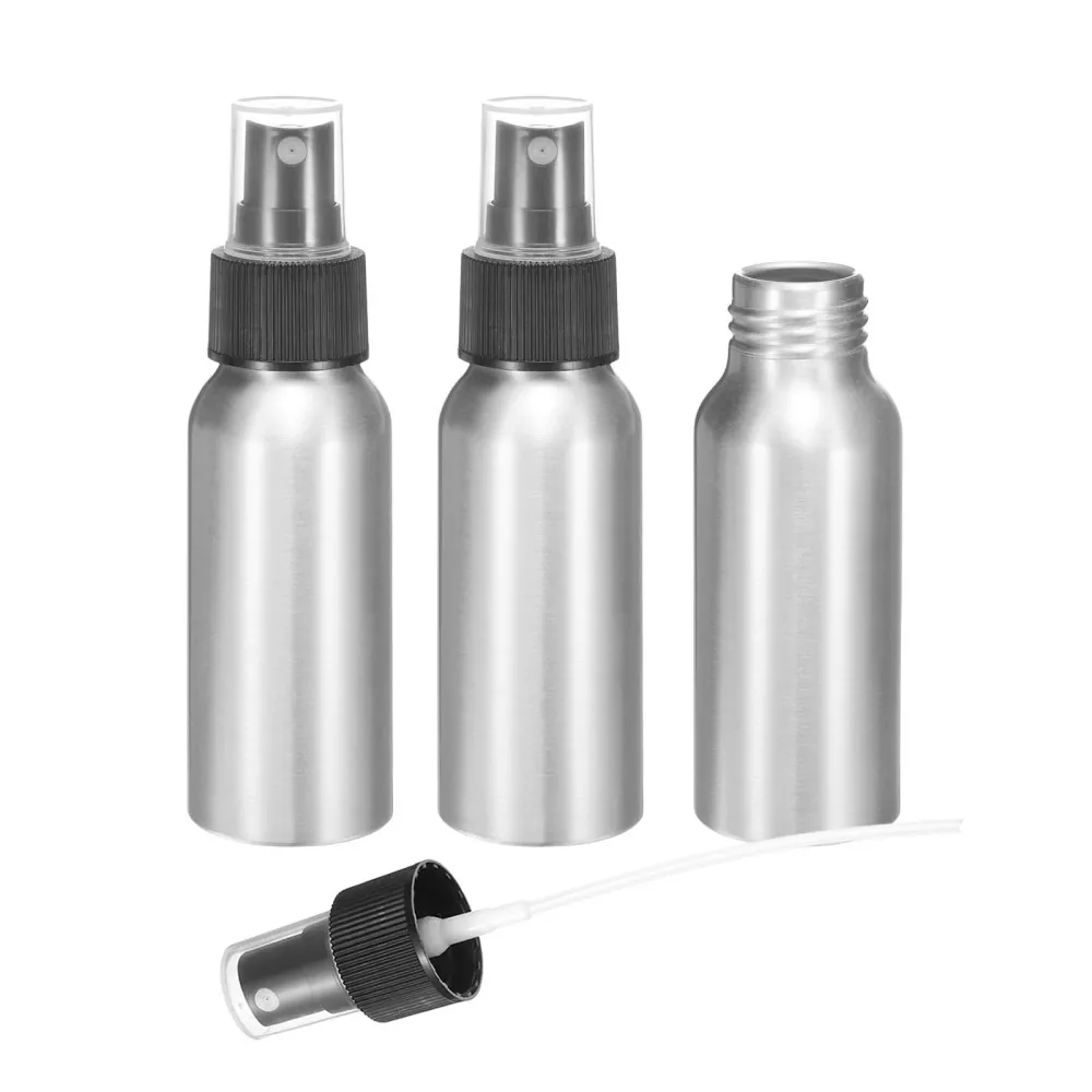 60ml (2oz) Botol Semburan Kabus Halus Aluminium Boleh Diguna Semula Mini