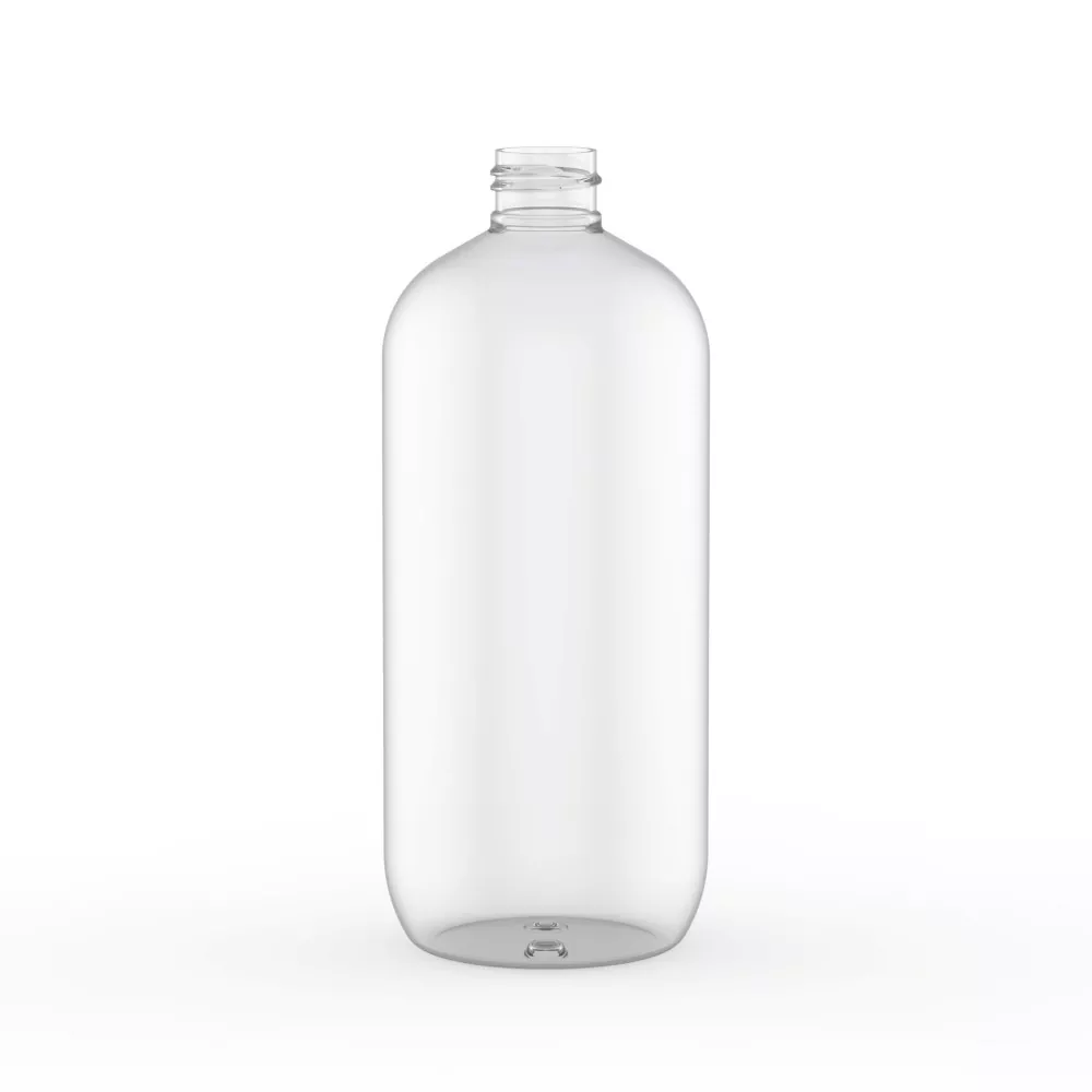Botol Bulat Boston PET dengan Penutup Perak Botol Bulat Boston PET dengan Penutup Perak